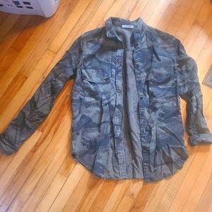 Camo Button-up Shirt